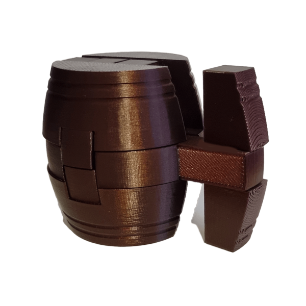 Puzzle 3D de ingenio barril puzzle 3d barril