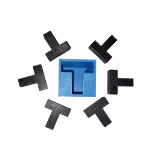 Puzzle 3D – 6 T en la caja