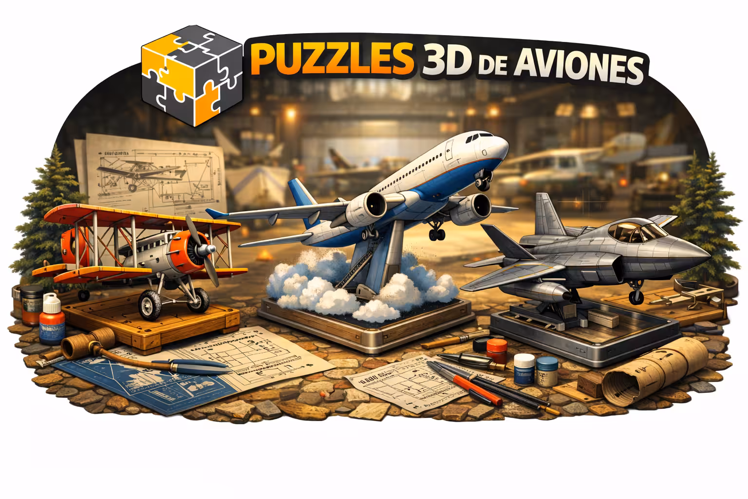 puzzles-3d-de-aviones