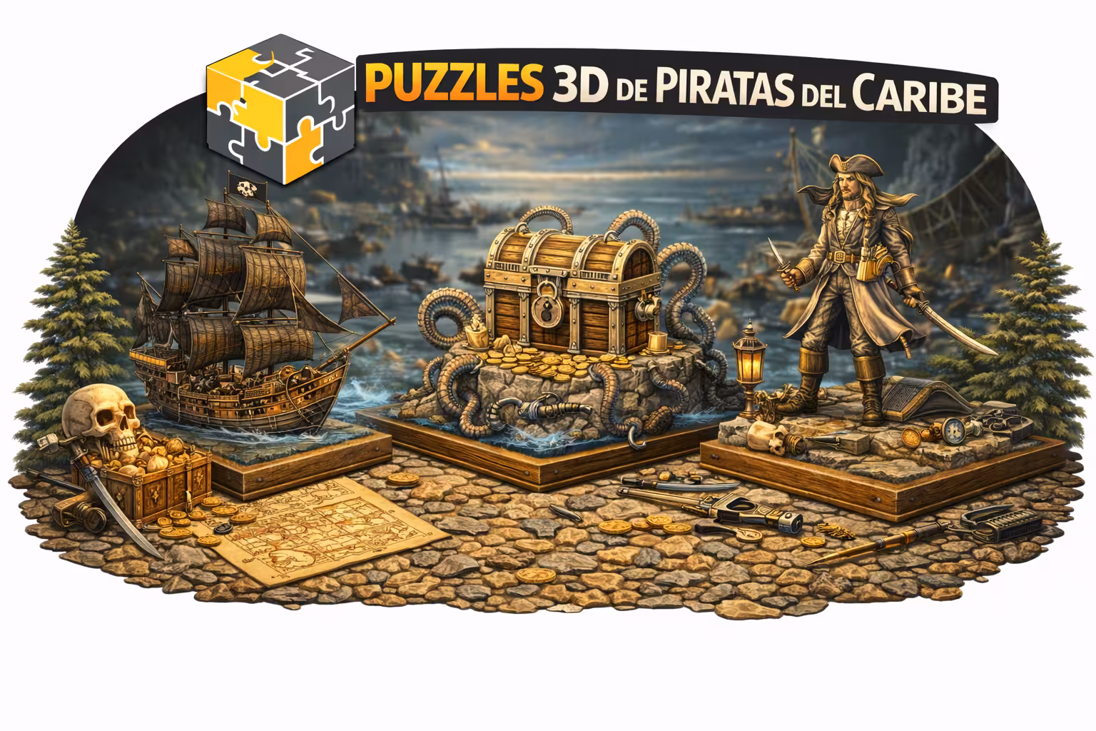 puzzles-3d-de-piratas-del-caribe