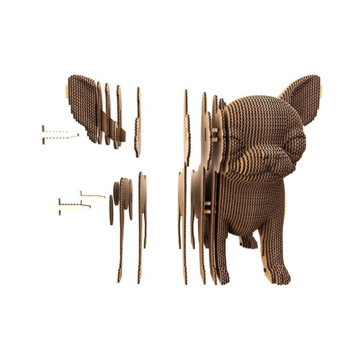 Puzzle 3D – Cachorro Chihuahua montaje