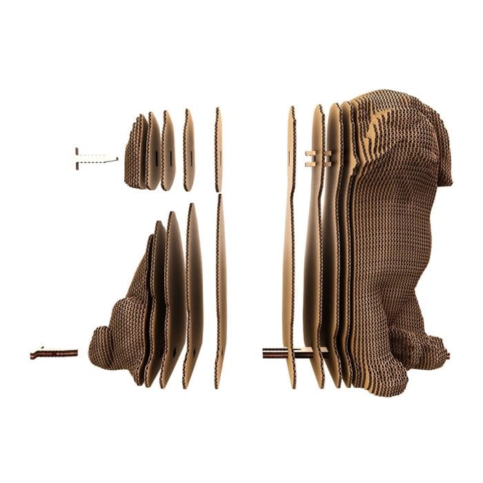 Puzzle 3D – Cachorro Labrador montaje