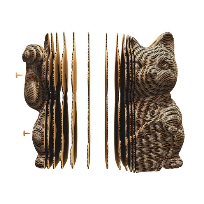 Puzzle 3D – Gato de la Suerte montaje