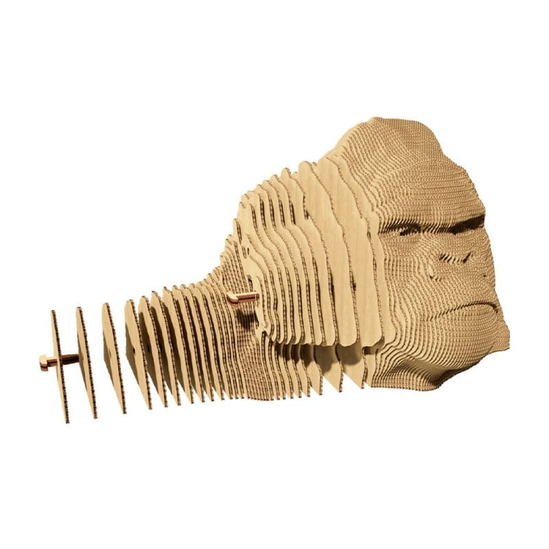 Gorila 2 Puzzle 3D – Gorila montaje