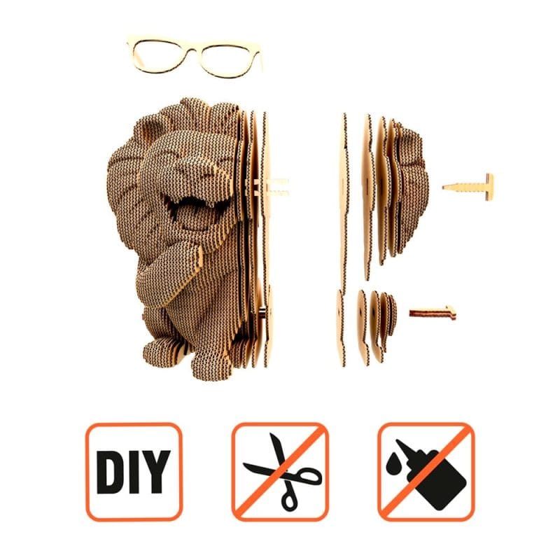 León Safari 2 Puzzle 3D – León Safari montaje
