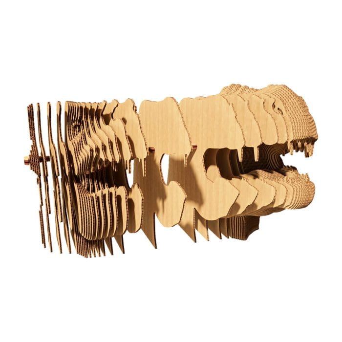 Puzzle 3D – Busto T-Rex montaje