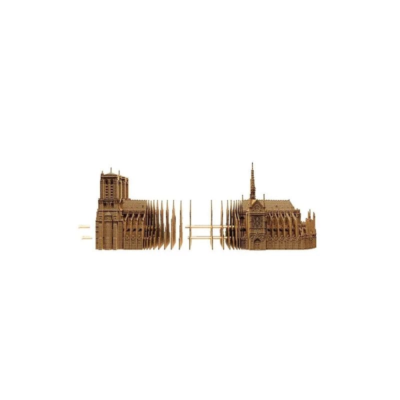 Puzzle 3D Maqueta – Catedral de Notre Dame montaje