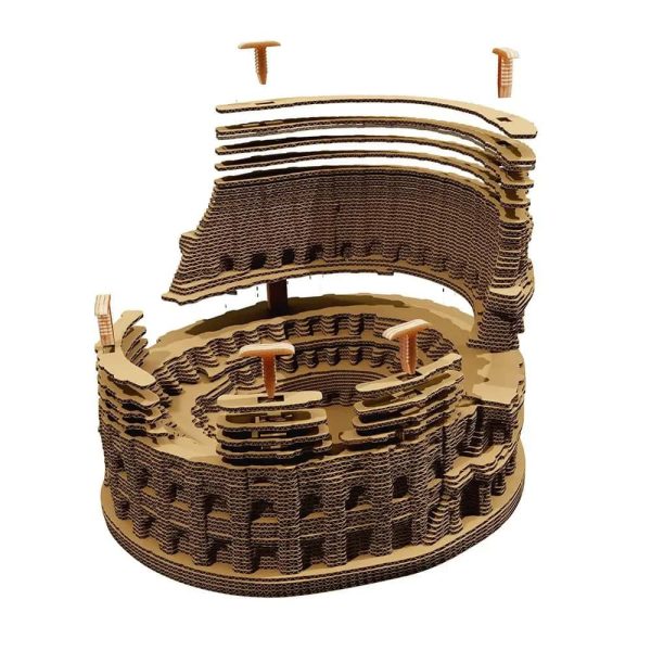 Coliseo 2 Puzzle 3D Maqueta – Coliseo montaje