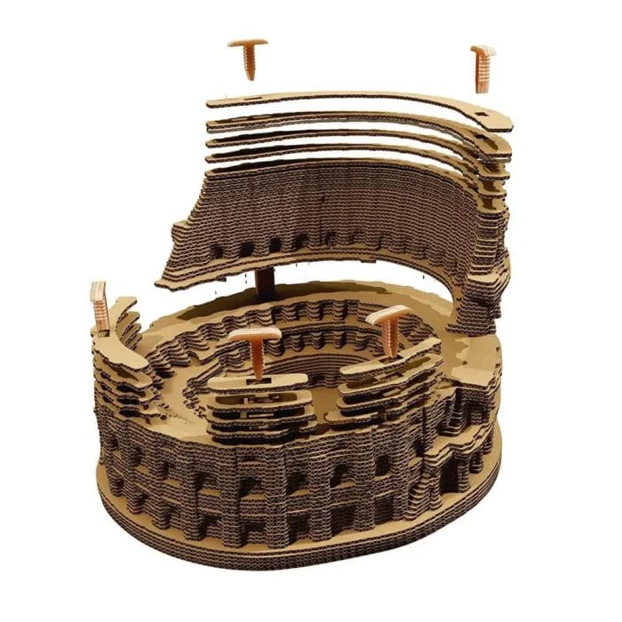 Puzzle 3D Maqueta – Coliseo montaje